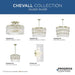 Progress Lighting Chevall Collection Three-Light Pendant Gilded Silver (P500443-176)