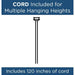 Progress Lighting Cordova Collection One-Light Pendant Black Rattan (P500396-202)