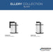 Progress Lighting Ellery Collection One-Light Wall Lantern Outdoor Fixture Black (P560169-031)