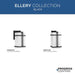 Progress Lighting Ellery Collection One-Light Wall Lantern Outdoor Fixture Black (P560170-031)