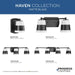 Progress Lighting Haven Collection One-Light Bath And Vanity Fixture Matte Black (P300442-31M)