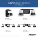 Progress Lighting Haven Collection Four-Light Bath And Vanity Fixture Matte Black (P300445-31M)