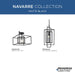 Progress Lighting Navarre Collection One-Light Semi-Flush Outdoor Fixture Matte Black (P350256-31M)