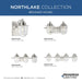 Progress Lighting Northlake Collection Four-Light Bath And Vanity Fixture Brushed Nickel (P300437-009)
