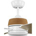 Progress Lighting Shaffer II Collection 56 Inch 4-Blade Ceiling Fan Satin White (P250097-028-30)