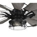 Progress Lighting Springer II Collection 12 Inch Ceiling Fan Light Kit Matte Black (P260004-31M-WB)