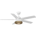 Progress Lighting Schaal Collection 52 Inch 5-Blade Ceiling Fan Satin White (P250101-028-30)