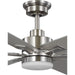 Progress Lighting Dallam Collection 60 Inch 6-Blade Ceiling Fan Brushed Nickel (P250103-009-CS)