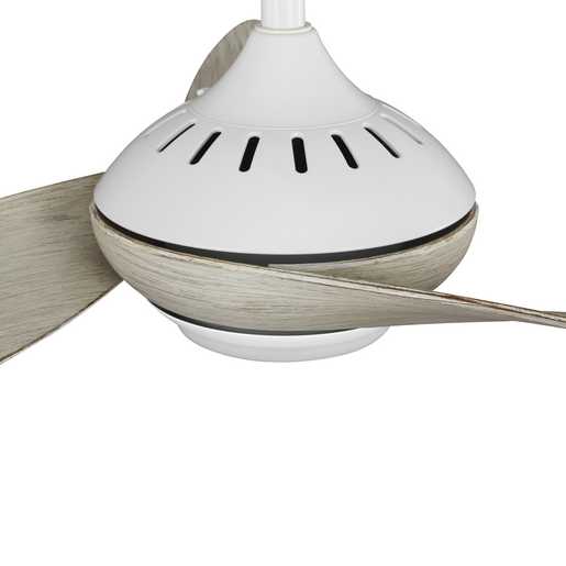 Progress Lighting Conte Collection 3-Blade 52 Inch Ceiling Fan Satin White (P250105-028-30)