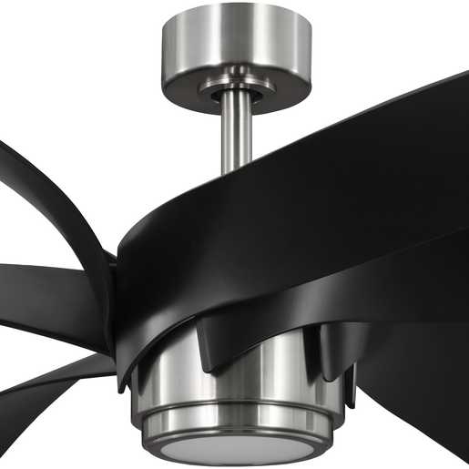 Progress Lighting Insigna Collection 6-Blade 72 Inch LED Ceiling Fan Brushed Nickel (P250108-009-30)