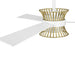 Progress Lighting Bisbee Collection 3-Blade 55 Inch Ceiling Fan Satin White (P250110-028-30)