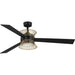 Progress Lighting Bisbee Collection 3-Blade 55 Inch Ceiling Fan Matte Black (P250110-31M-30)