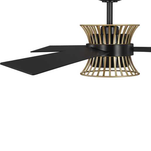 Progress Lighting Bisbee Collection 3-Blade 55 Inch Ceiling Fan Matte Black (P250110-31M-30)