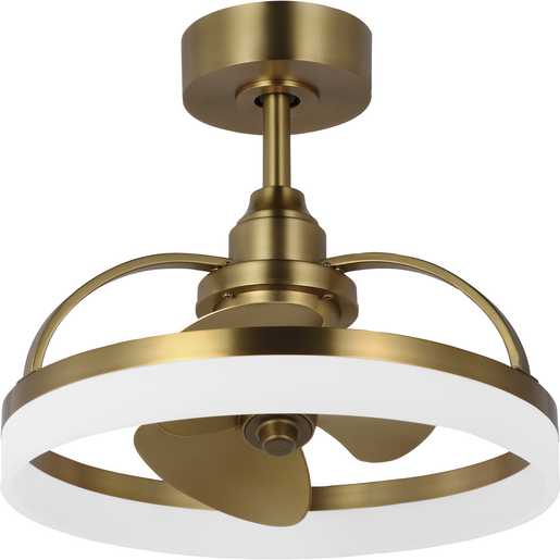 Progress Lighting Shear Collection Ceiling Fan Brushed Bronze (P250115-109-30)