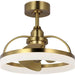 Progress Lighting Shear Collection Ceiling Fan Brushed Bronze (P250115-109-30)