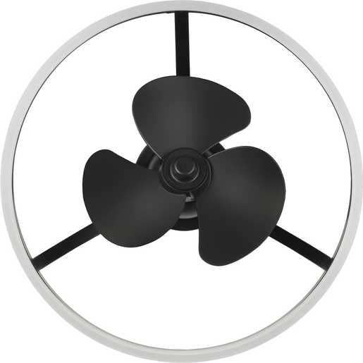 Progress Lighting Shear Collection Ceiling Fan Matte Black (P250115-31M-30)