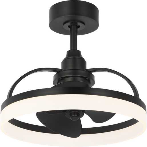 Progress Lighting Shear Collection Ceiling Fan Matte Black (P250115-31M-30)