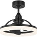 Progress Lighting Shear Collection Ceiling Fan Matte Black (P250115-31M-30)