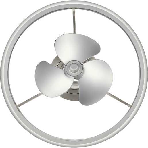 Progress Lighting Burnett Collection Ceiling Fan Brushed Nickel (P250116-009-30)