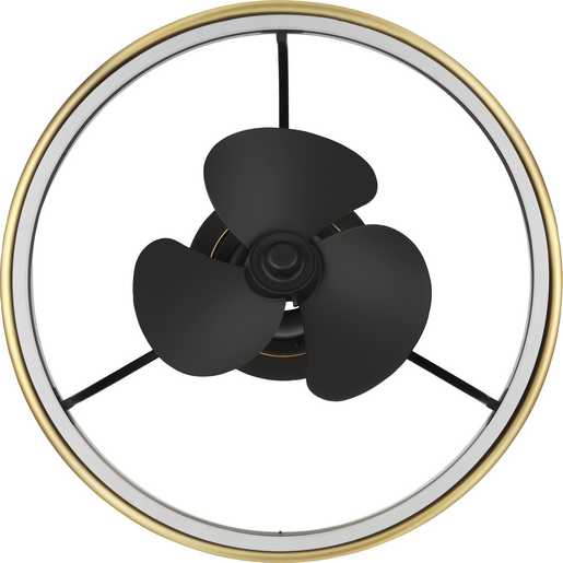 Progress Lighting Burnett Collection Ceiling Fan Matte Black (P250116-31M-30)