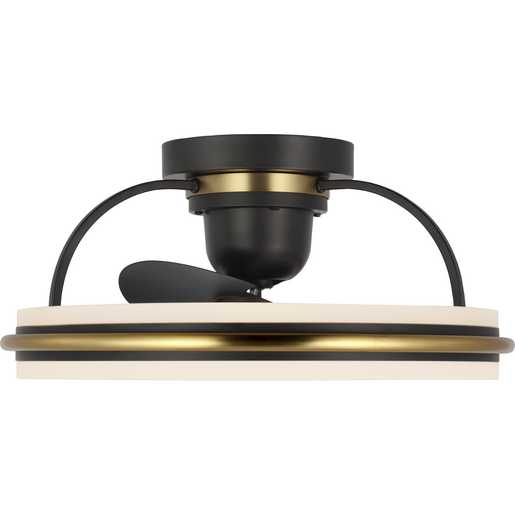 Progress Lighting Burnett Collection Ceiling Fan Matte Black (P250116-31M-30)