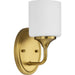 Progress Lighting Lynzie Collection One-Light Bath And Vanity Fixture Brushed Gold (P2801-191)