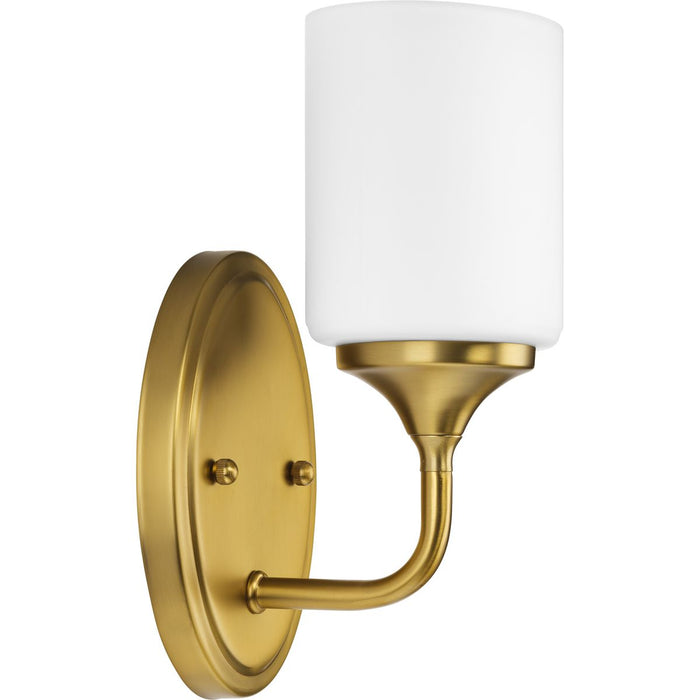 Progress Lighting Lynzie Collection One-Light Bath And Vanity Fixture Brushed Gold (P2801-191)