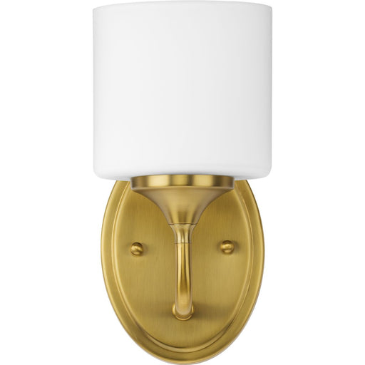 Progress Lighting Lynzie Collection One-Light Bath And Vanity Fixture Brushed Gold (P2801-191)