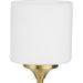 Progress Lighting Lynzie Collection Three-Light Bath And Vanity Fixture Brushed Gold (P2803-191)