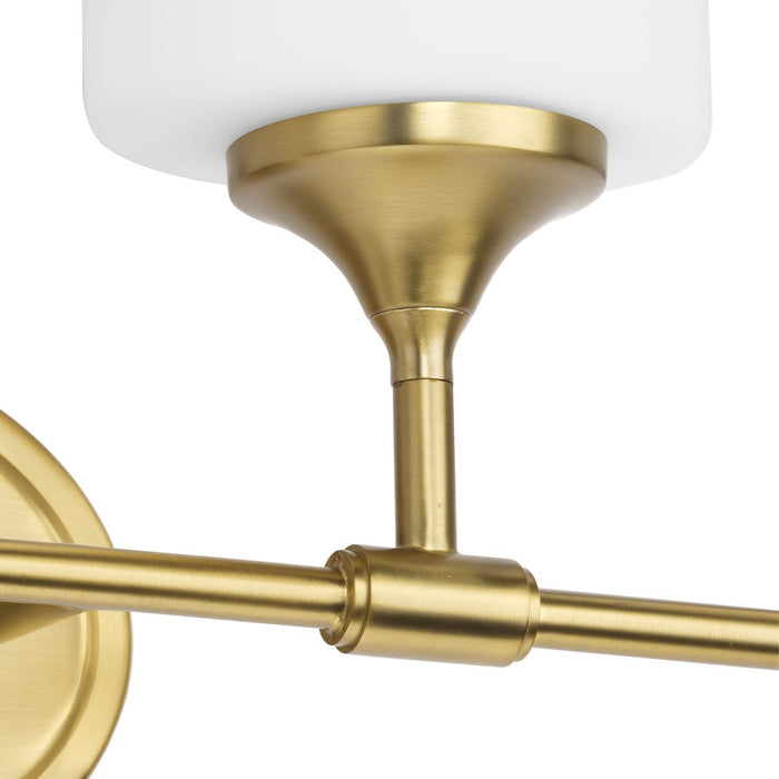 Progress Lighting Lynzie Collection Four-Light Bath And Vanity Fixture Brushed Gold (P2804-191)