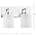 Progress Lighting Merry Collection Two-Light Bath And Vanity Fixture Polished Chrome (P300328-015)