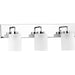 Progress Lighting Merry Collection Three-Light Bath And Vanity Fixture Polished Chrome (P300329-015)