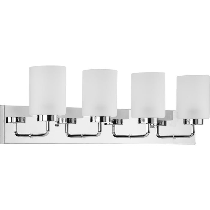 Progress Lighting Merry Collection Four-Light Bath And Vanity Fixture Polished Chrome (P300330-015)