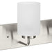 Progress Lighting Merry Collection Six-Light Bath And Vanity Fixture Brushed Nickel (P300421-009)