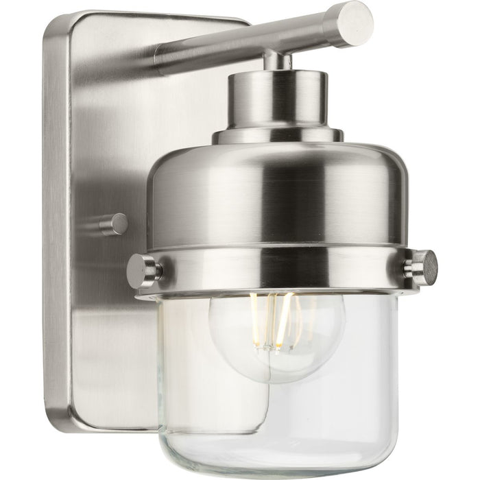 Progress Lighting Beckner Collection One-Light Bath And Vanity Fixture Brushed Nickel (P300422-009)