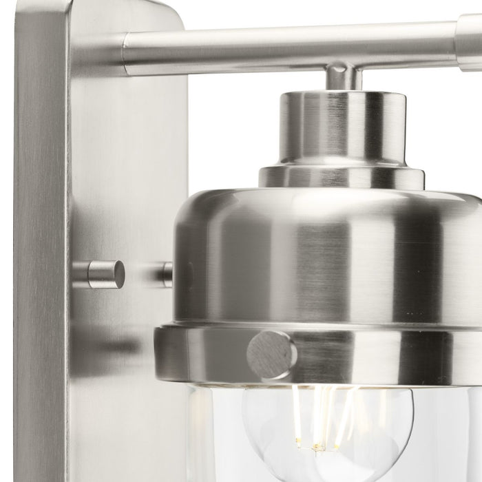 Progress Lighting Beckner Collection One-Light Bath And Vanity Fixture Brushed Nickel (P300422-009)