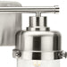 Progress Lighting Beckner Collection Two-Light Bath And Vanity Fixture Brushed Nickel (P300423-009)