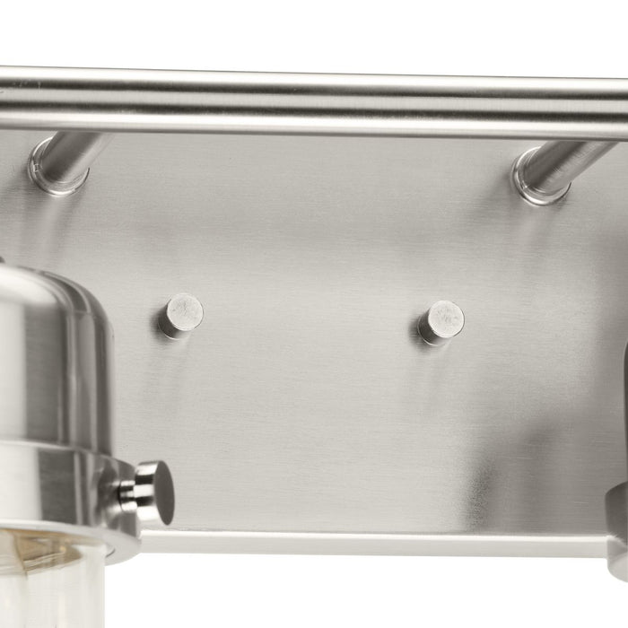 Progress Lighting Beckner Collection Four-Light Bath And Vanity Fixture Brushed Nickel (P300425-009)