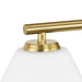 Progress Lighting Copeland Collection Three-Light Bath And Vanity Fixture Brushed Gold (P300432-191)