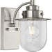 Progress Lighting Northlake Collection One-Light Bath And Vanity Fixture Brushed Nickel (P300434-009)