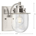 Progress Lighting Northlake Collection One-Light Bath And Vanity Fixture Brushed Nickel (P300434-009)