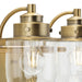 Progress Lighting Northlake Collection Three-Light Bath And Vanity Fixture Vintage Brass (P300436-163)