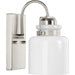 Progress Lighting Fessler Collection One-Light Bath And Vanity Fixture Brushed Nickel (P300438-009)