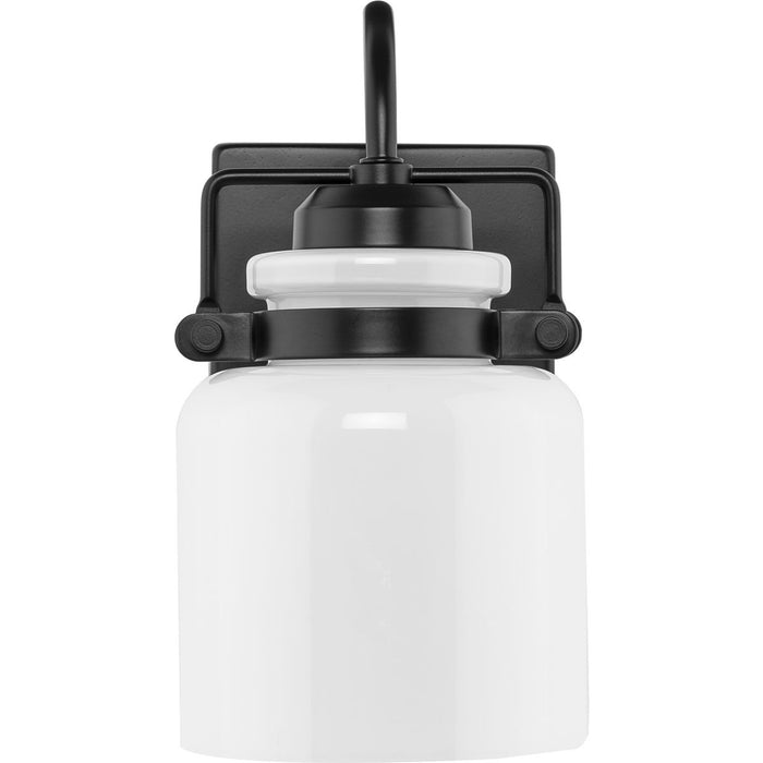 Progress Lighting Fessler Collection One-Light Bath And Vanity Fixture Matte Black (P300438-31M)