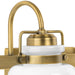 Progress Lighting Fessler Collection Two-Light Bath And Vanity Fixture Vintage Brass (P300439-163)