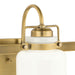 Progress Lighting Fessler Collection Three-Light Bath And Vanity Fixture Vintage Brass (P300440-163)