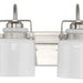 Progress Lighting Fessler Collection Four-Light Bath And Vanity Fixture Brushed Nickel (P300441-009)