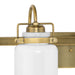 Progress Lighting Fessler Collection Four-Light Bath And Vanity Fixture Vintage Brass (P300441-163)