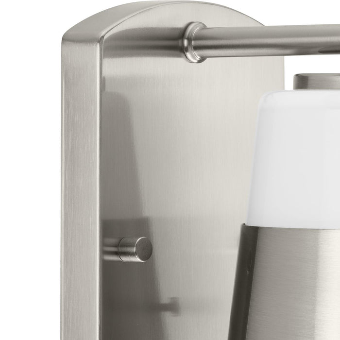 Progress Lighting Haven Collection One-Light Bath And Vanity Fixture Brushed Nickel (P300442-009)