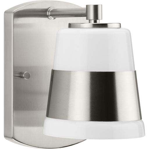 Progress Lighting Haven Collection One-Light Bath And Vanity Fixture Brushed Nickel (P300442-009)